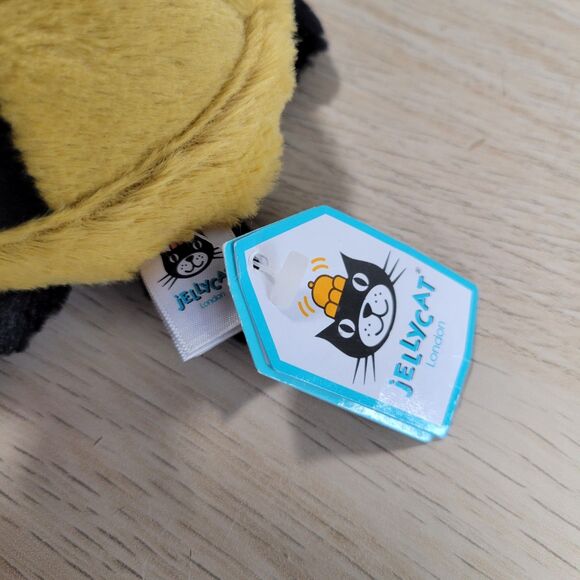 Jellycat Frizzles Bee Plush 6" Bumble Bee Stuffed Animal Toy Plushie Retired Tag - Picture 6 of 8